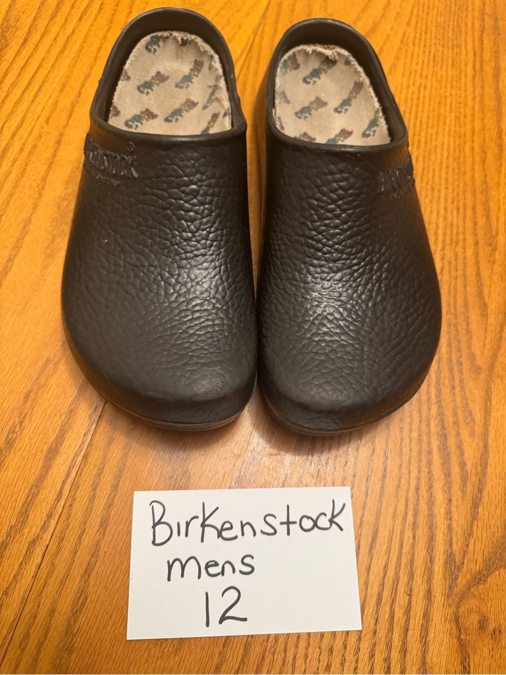 Birkenstock Men’s Black Slip-On Clogs